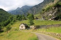 The Valley Maglio in Tessin, Switzerland Royalty Free Stock Photo