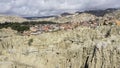 Valley of the moon - La Paz, Bolivia Royalty Free Stock Photo
