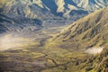 Valley at Mount Bromo in the morning Royalty Free Stock Photo