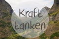 Valley And Mountain, Norway, Kraft Tanke Means Relax Royalty Free Stock Photo