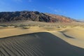 Death Valley National Park Sand Dunes at Mesquite Flats in Morning Light, California, USA Royalty Free Stock Photo