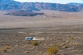 Valley National Park road trip. Ubehebe Crater loop trail Royalty Free Stock Photo