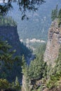 The valley near Spahats Creek Falls.   Wells Gray BC Canada Royalty Free Stock Photo