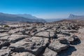 Valley next to Jebel Shams, Oman Royalty Free Stock Photo