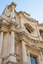 Valley of Noto Sicily. Typical details of Baroque architecture in Noto