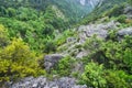 Valley over Dion village under Mount Olympus in Greece during spring Royalty Free Stock Photo