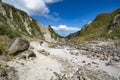 Valley at Pinatubo volcano, Philippines Royalty Free Stock Photo