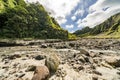 Valley at Pinatubo volcano, Philippines Royalty Free Stock Photo