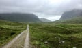 A valley with a public footpath on the Isle of Harris, Outer Hebrides