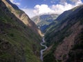 Valley with Ravi river