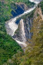 Valley river Baliem at New Guinea Royalty Free Stock Photo