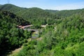 Valley of the river Doux in Ardeche in France