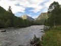 Valley of river Valldola Royalty Free Stock Photo