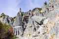 Valley among the rocks. Beauty of New Zealand. North Island