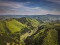 Valley of Rybna in Sudetes