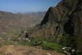 A valley of Sao Antao Royalty Free Stock Photo