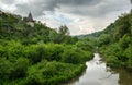 Valley of Smotrych River Royalty Free Stock Photo
