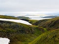 Valley stream on Novaya Zemlya (New Land) Royalty Free Stock Photo