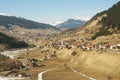 Valley in the swiss alps Royalty Free Stock Photo