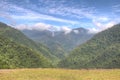 Valley in Tayrona National Park seen from Ciudad Perdida main te Royalty Free Stock Photo