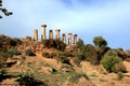 Valley of the temples greek ruins, Agrigento Italy Royalty Free Stock Photo