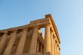 Valley of the Temples (Valle dei Templi), an ancient Greek Temple built in the 5th century BC, Agrigento, Sicily. Royalty Free Stock Photo