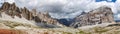 Valley Travenanzes Tofane gruppe Alps Dolomites mountain Royalty Free Stock Photo