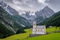 Church of Trafoi in the Val Venosta Alto Adige, Italy