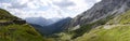 The Valley Val Visdende from the Tilliacherjoch Royalty Free Stock Photo