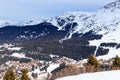 Valley view of Meribel. Meribel Village Center (1450 m)