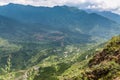 Valley view from top of the mountain