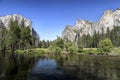 Valley View at Yosemite National Park, California Royalty Free Stock Photo