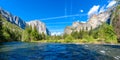 Valley View, Yosemite National Park, California, USA Royalty Free Stock Photo