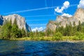 Valley View, Yosemite National Park, California, USA Royalty Free Stock Photo