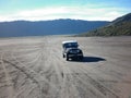 A Jeep at the valley of the whispering sand at Mount Bromo area, East Java, Indonesia 2013