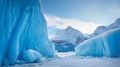 Award-winning Photo: Stunning Valley Worlds Of Antarctica With Giant Iceberg Cliff