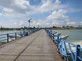 Valleys of Comacchio delta of the Po Emilia Romagna Italy Royalty Free Stock Photo