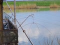 Valleys of Comacchio delta of the Po Emilia Romagna Italy Royalty Free Stock Photo