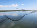 Valleys of Comacchio delta of the Po Emilia Romagna Italy Royalty Free Stock Photo