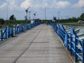 Valleys of Comacchio delta of the Po Emilia Romagna Italy Royalty Free Stock Photo