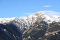 Vallnord fairy-tale mountains, Europe, the Principality of Andorra, the eastern Pyrenees, the sector of skiing Pal. Royalty Free Stock Photo