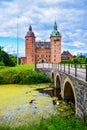 Vallo Castle located on the island of Zealand. In 18th century, the castle served as