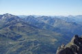 The panorama from Valluga mountain, Sankt Anton, Austria