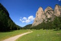 Vallunga (Val Gardena) Royalty Free Stock Photo