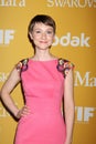 Valorie Curry arrives at the City of Hope's Music And Entertainment Industry Group Honors Bob Pittman Event