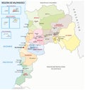 Valparaiso admininistrative map