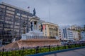 VALPARAISO, CHILE - SEPTEMBER, 15, 2018: Monument To The Heroes Of The Naval Combat of Iquique In 1879 and the Chilean Royalty Free Stock Photo