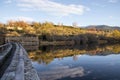 Valsain reservoir in Segovia