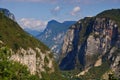 Valsugana valley in Trentino Royalty Free Stock Photo