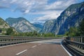 Valsugana valley in Trentino Royalty Free Stock Photo